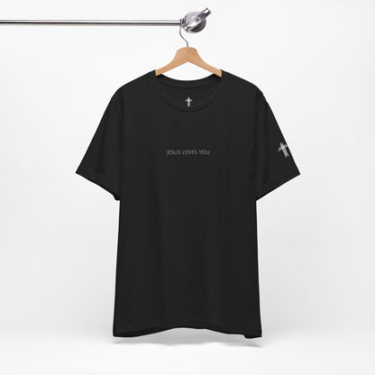 Jesus Loves You Christian T Shirt | Minimal Faith Tee