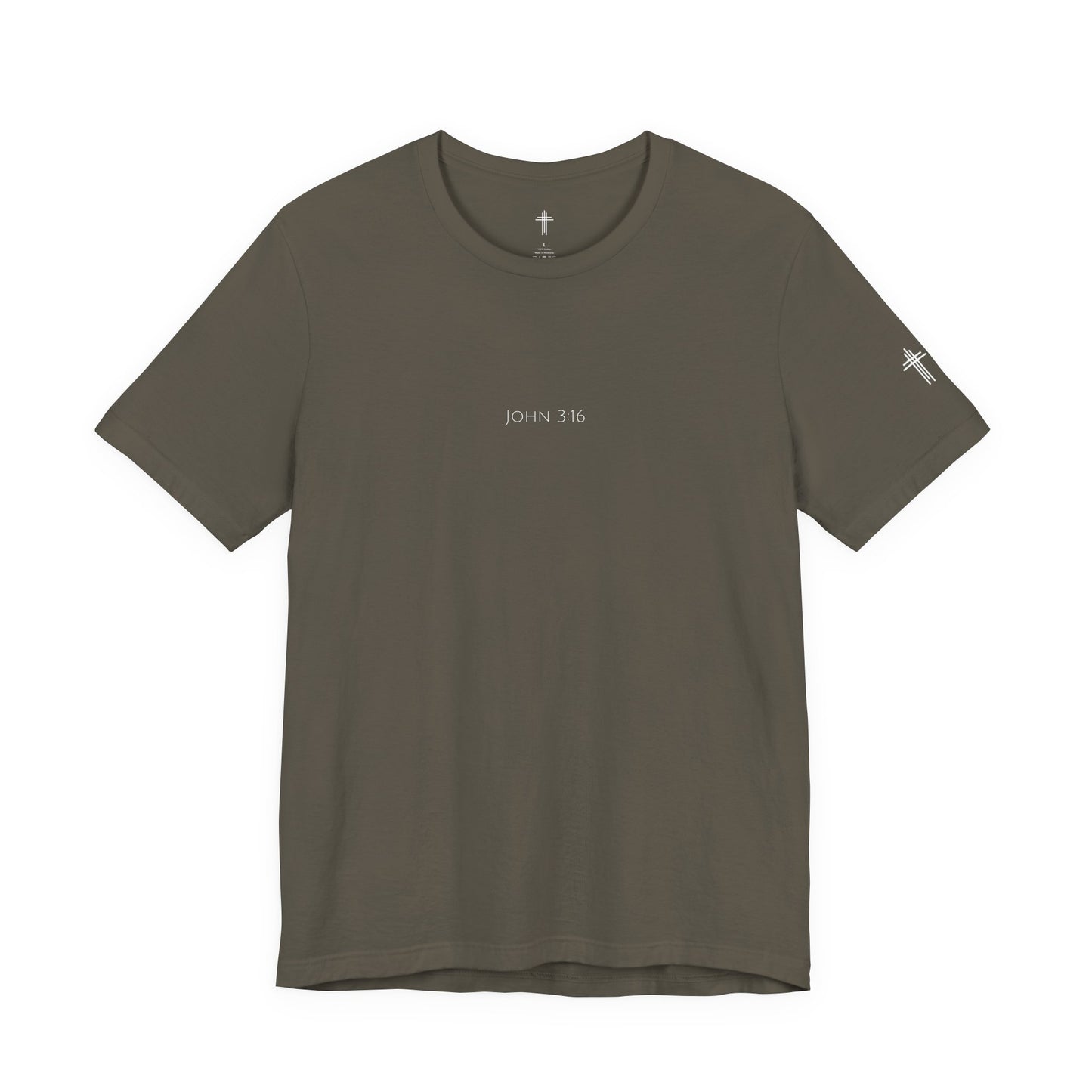 John 3:16 Christian T Shirt | Minimal Faith Tee