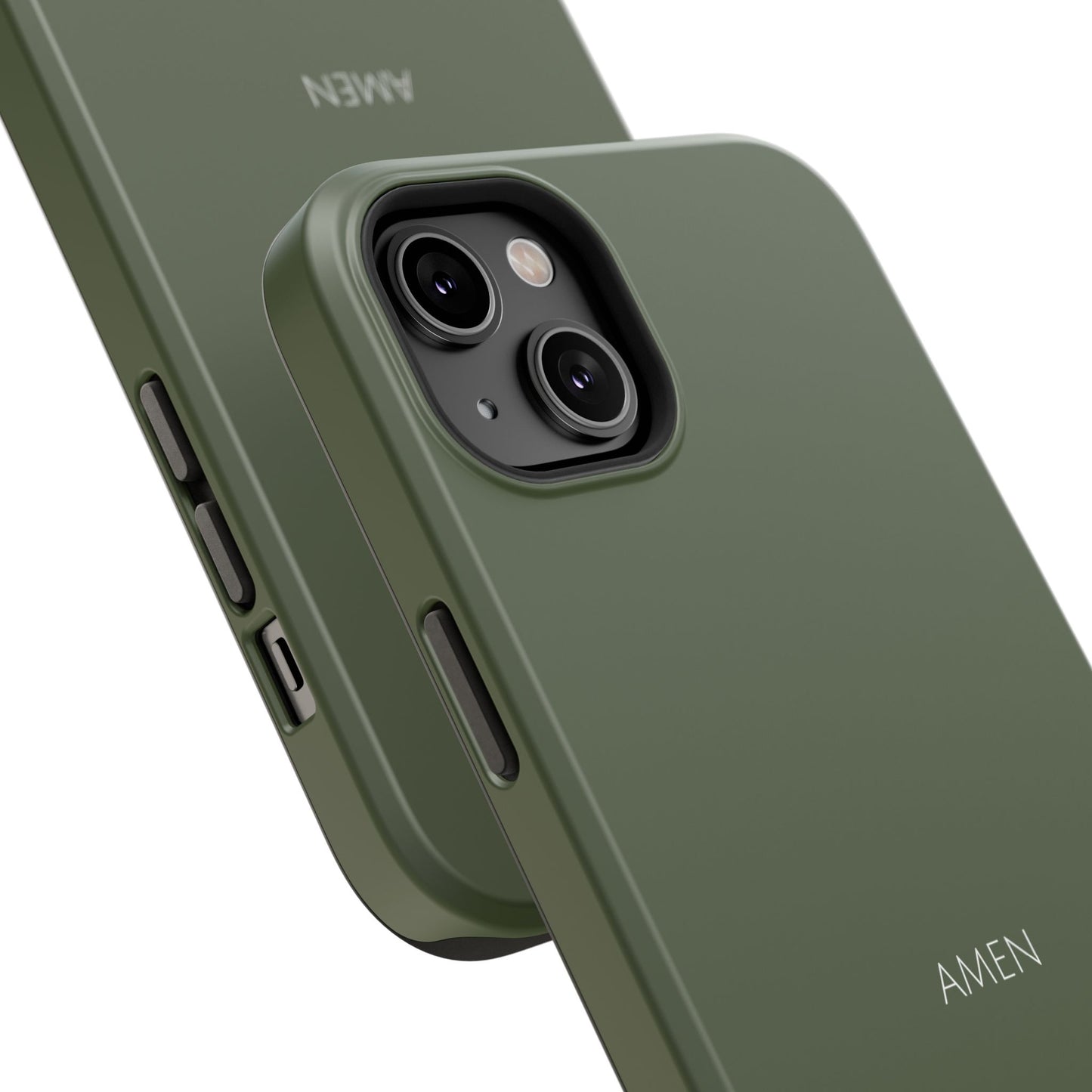 Amen Green iPhone Case | Minimal Christian Faith Phone Case