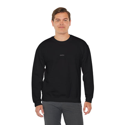 Amen Christian Crewneck Sweatshirt | Minimal Faith Apparel