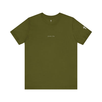 John 3:16 Christian T Shirt | Minimal Faith Tee