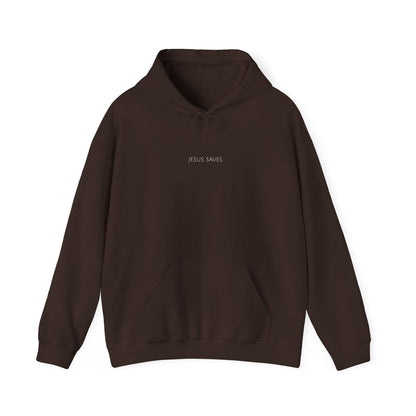 Jesus Saves Hoodie | Minimal Christian Faith-Based Apparel
