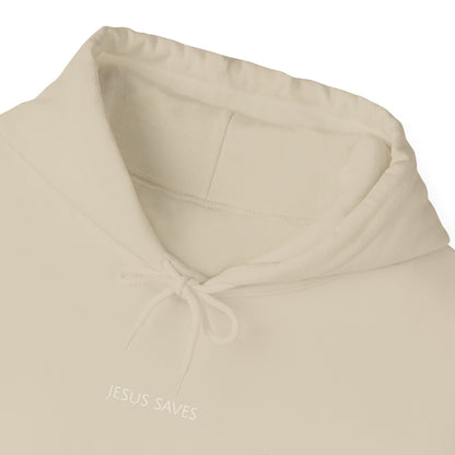 Jesus Saves Hoodie | Minimal Christian Faith-Based Apparel