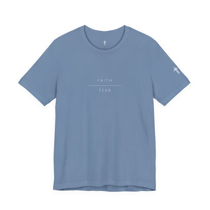 Faith Over Fear Christian T Shirt | Minimal Faith Tee