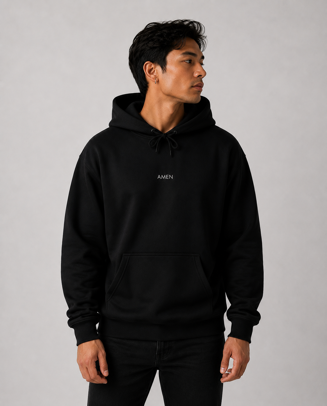 Amen Hoodie | Minimal Christian Faith-Based Apparel