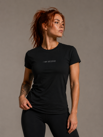 I Am Second Women’s Christian T-Shirt | Minimal Faith-Based Apparel