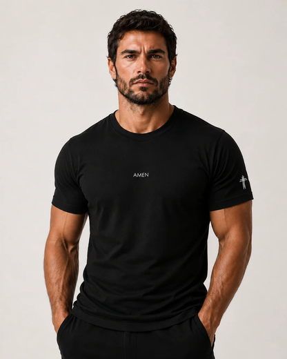 Amen Christian T Shirt | Minimal Faith Tee