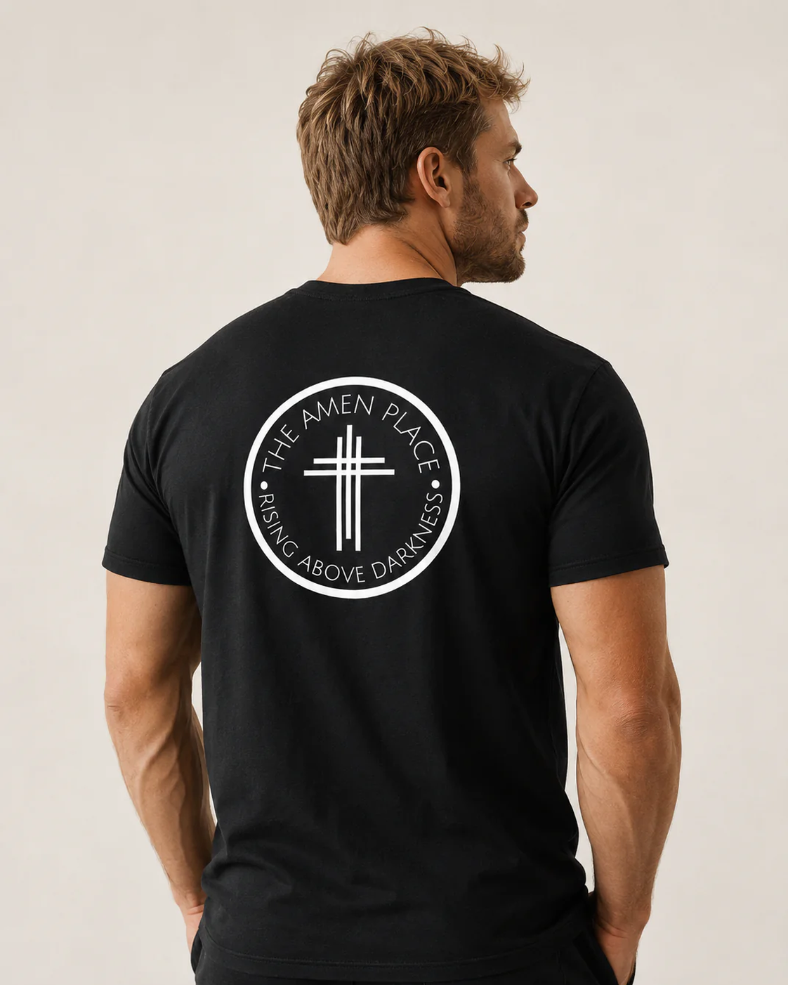 Rising Above Darkness The Amen Place | Christian Shirt