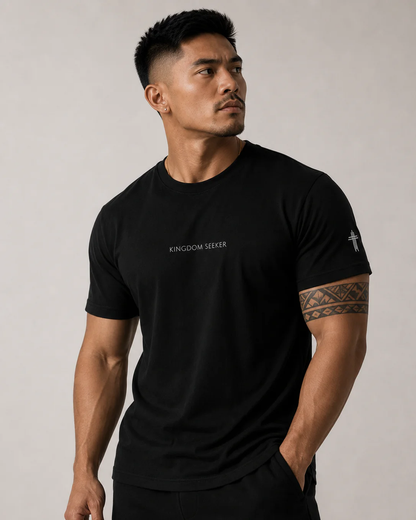 Kingdom Seeker Christian T Shirt | Minimal Faith Tee